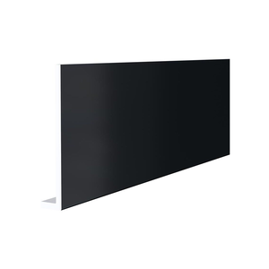 PLANCHE RIVE PVC CELLULAIRE RIVECEL EN L ANTHRA. 225mm 5m 9mm RETOUR 35mm RL225